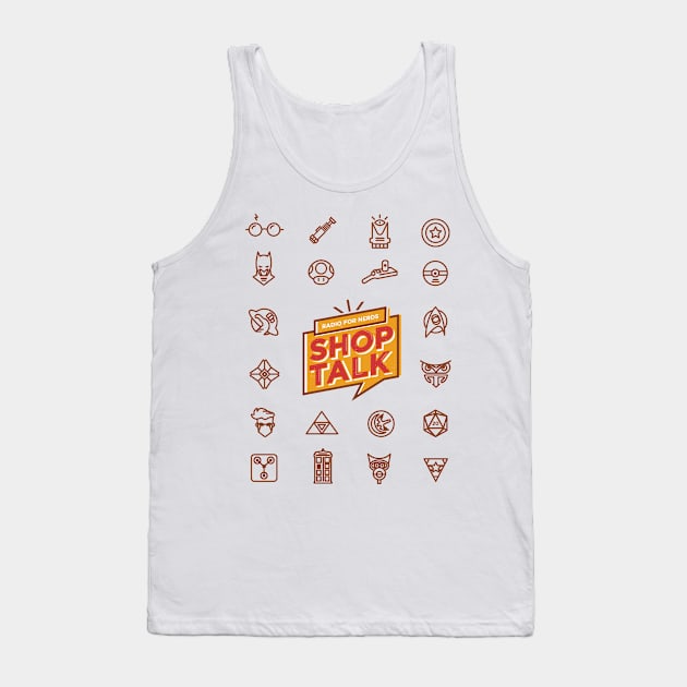 Shop Talk Radio | Brown Tank Top by designbystasia